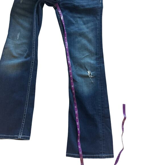 BKE Buckle Stella Boot Jeans Women's Sz 29 29x31 Blue Low Rise Bootcut cowgirl - Picture 12 of 16